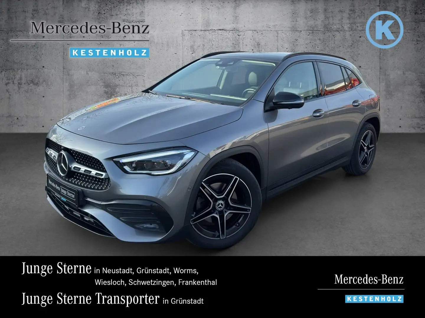 Mercedes-Benz GLA 220 GLA 220 d AMG+NIGHT+DISTRONIC+PANO+360+MLED+AMBI Gris - 1