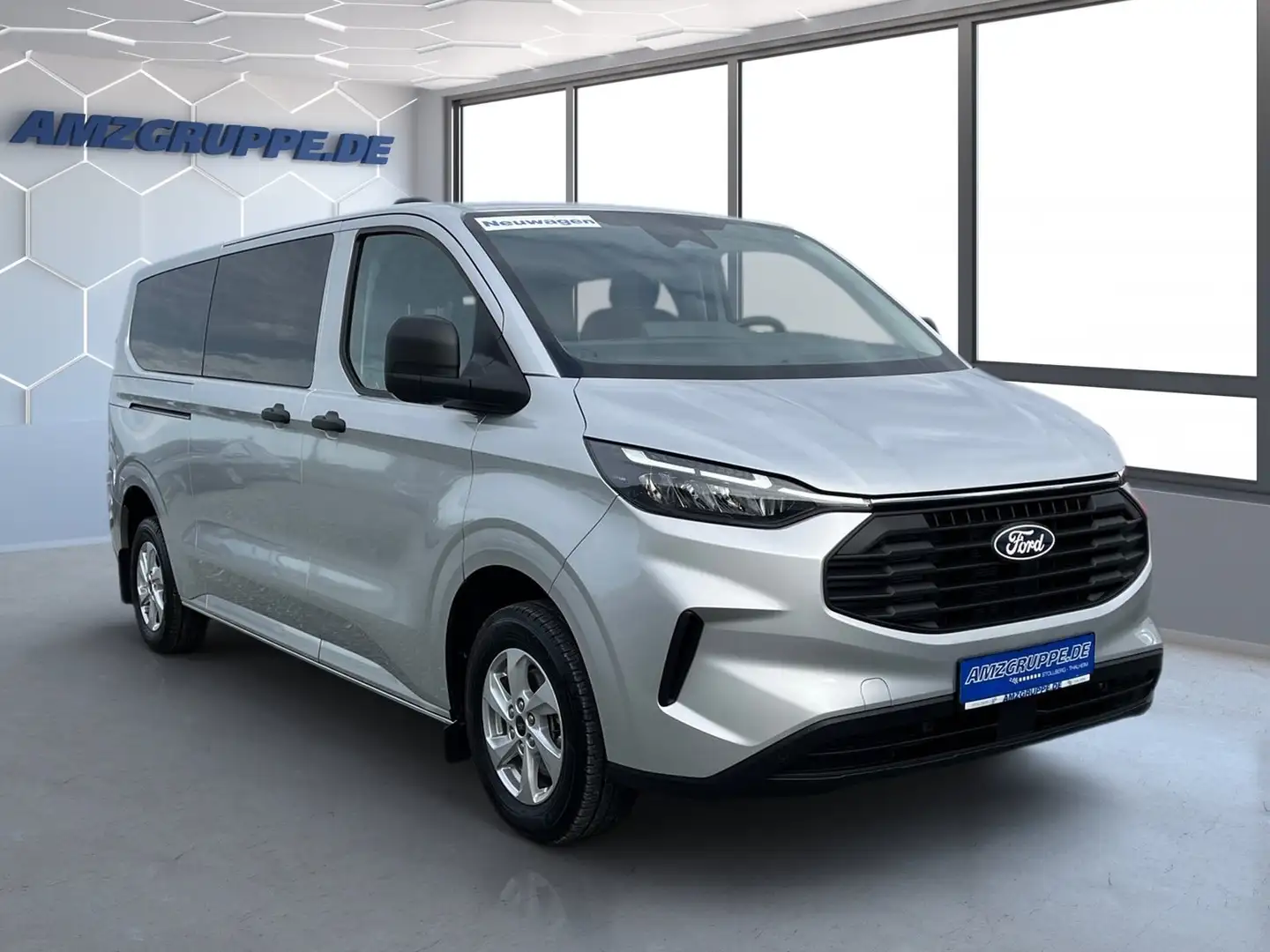 Ford Transit Custom Kombi Trend FT320 L2 5J.*Gar. Sitz- Plateado - 2