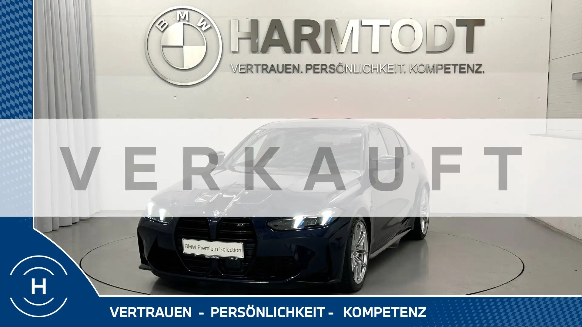 BMW M3 Competition M xDrive *M Carbon Schalensitze* Blau - 1