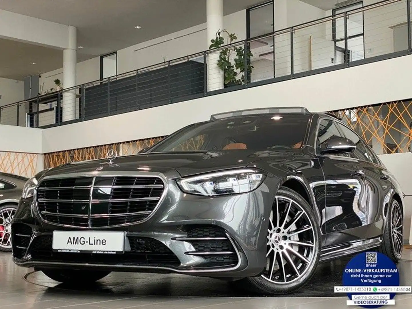 Mercedes-Benz S 400 S400d AMG Chauffeur ExklusivP Sbel DigLight Sthz Grey - 1