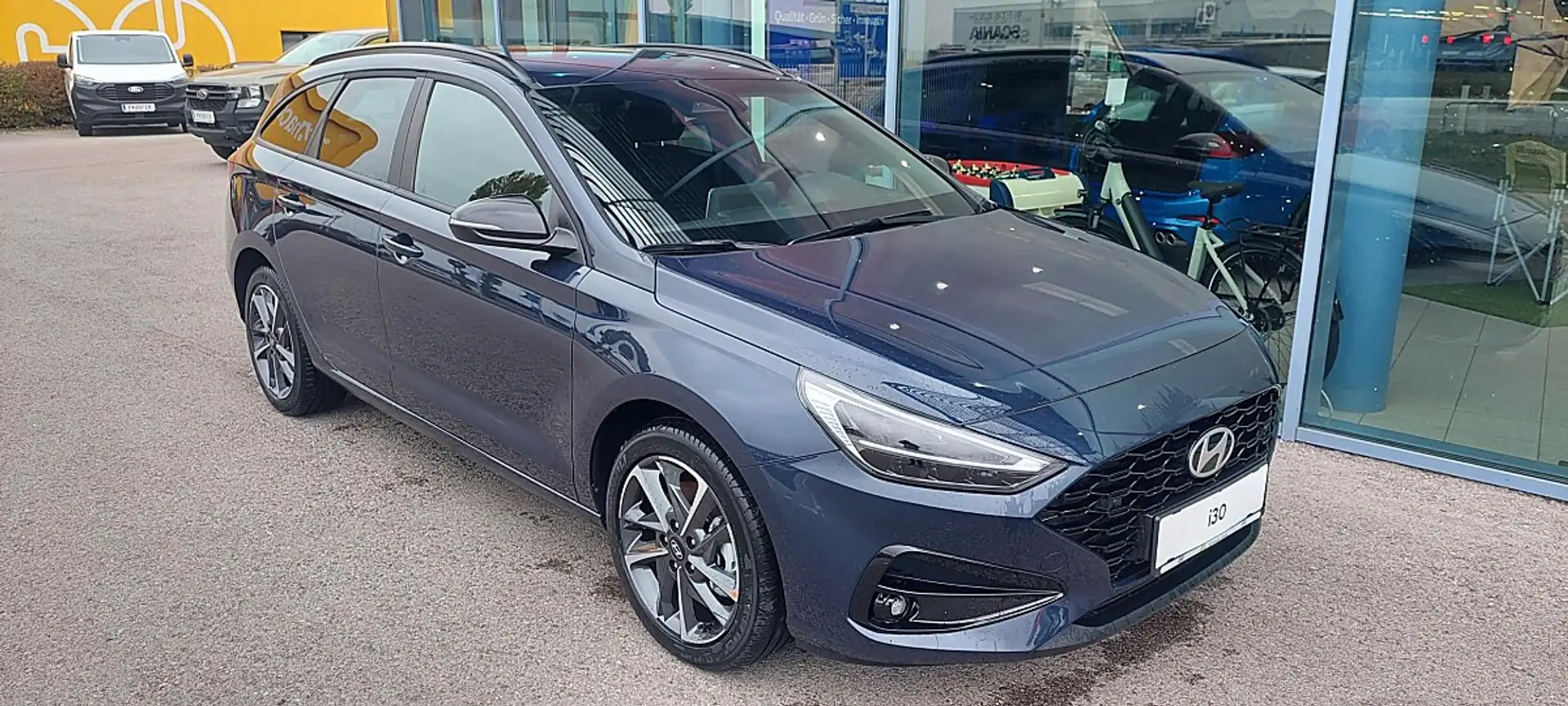 Hyundai i30 Kombi 1,0 TGDI Go! Plus DCT Blau - 1