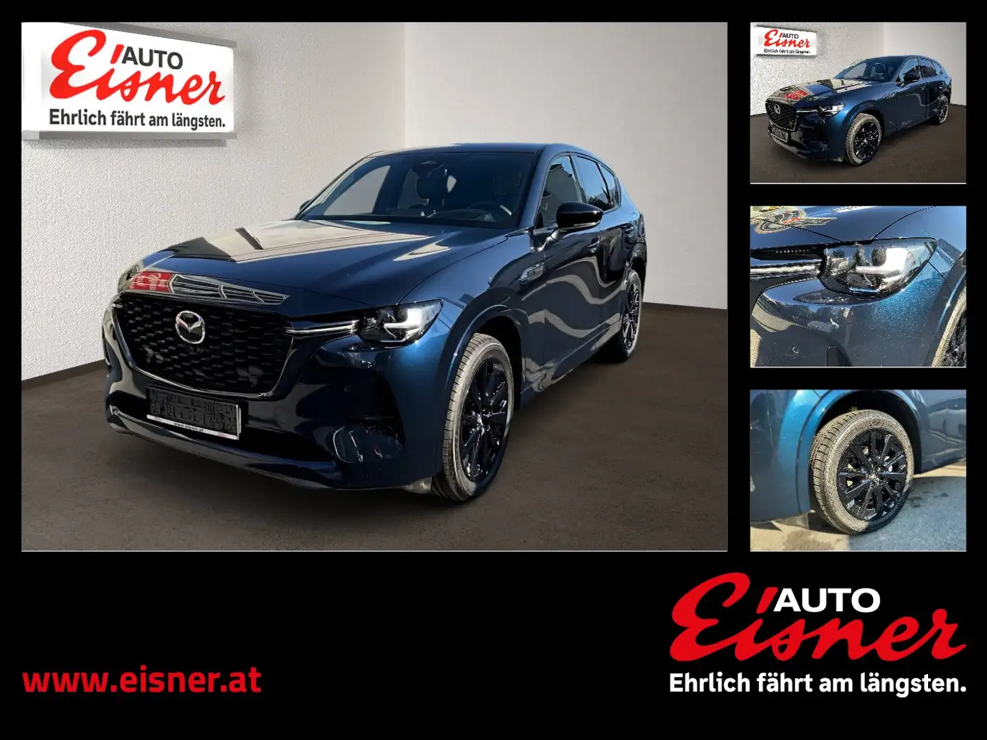 Mazda CX-60 3.3 SKYACTIVE-D M Homura 2xKlima 4xSHZ AUT Blau - 1