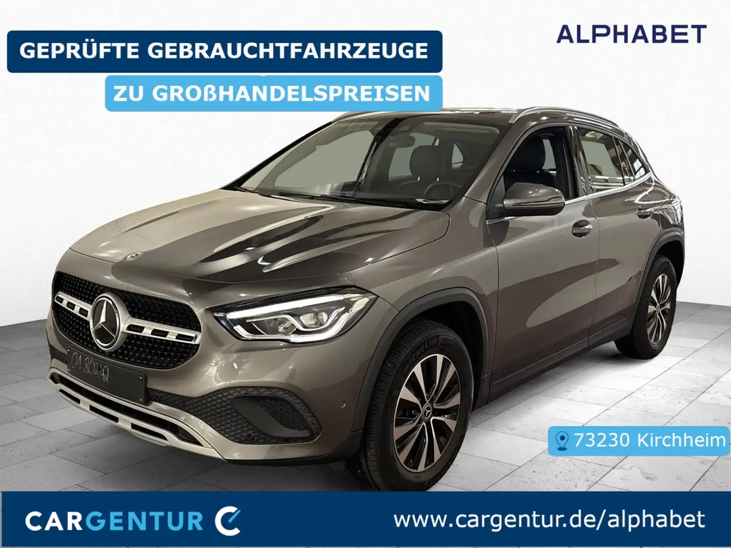Mercedes-Benz GLA 180 d Style Key Lane Navi RKam AUT Klima PDC Gris - 1