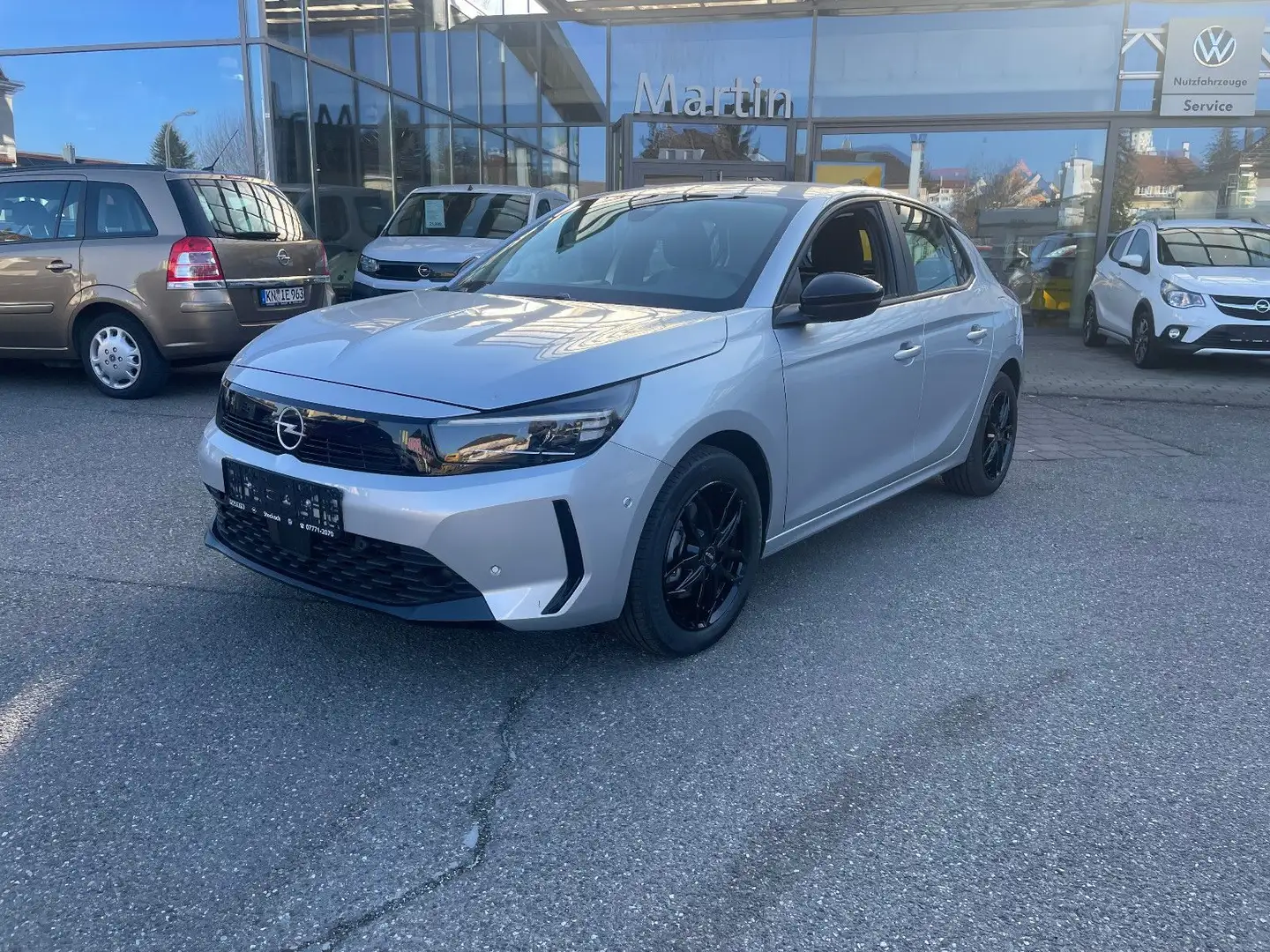 Opel Corsa F 5-türig 1.2 Turbo Hybrid Edition Automat Silber - 1