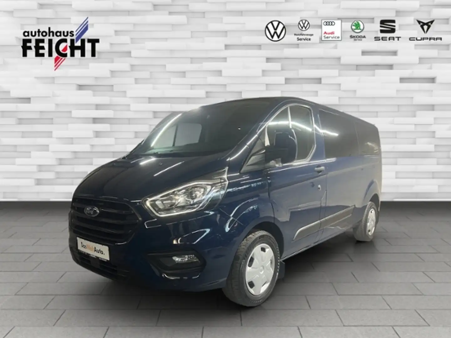 Ford Transit Custom 2.0 TDCi 320 L2 Trend+9-SITZ+PDC Azul - 1