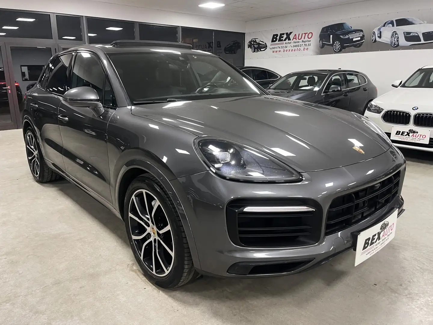 Porsche Cayenne 3.0 Turbo V6 Tiptronic S*1ERPROP*GARANTIE*FULL*TVA Gris - 2