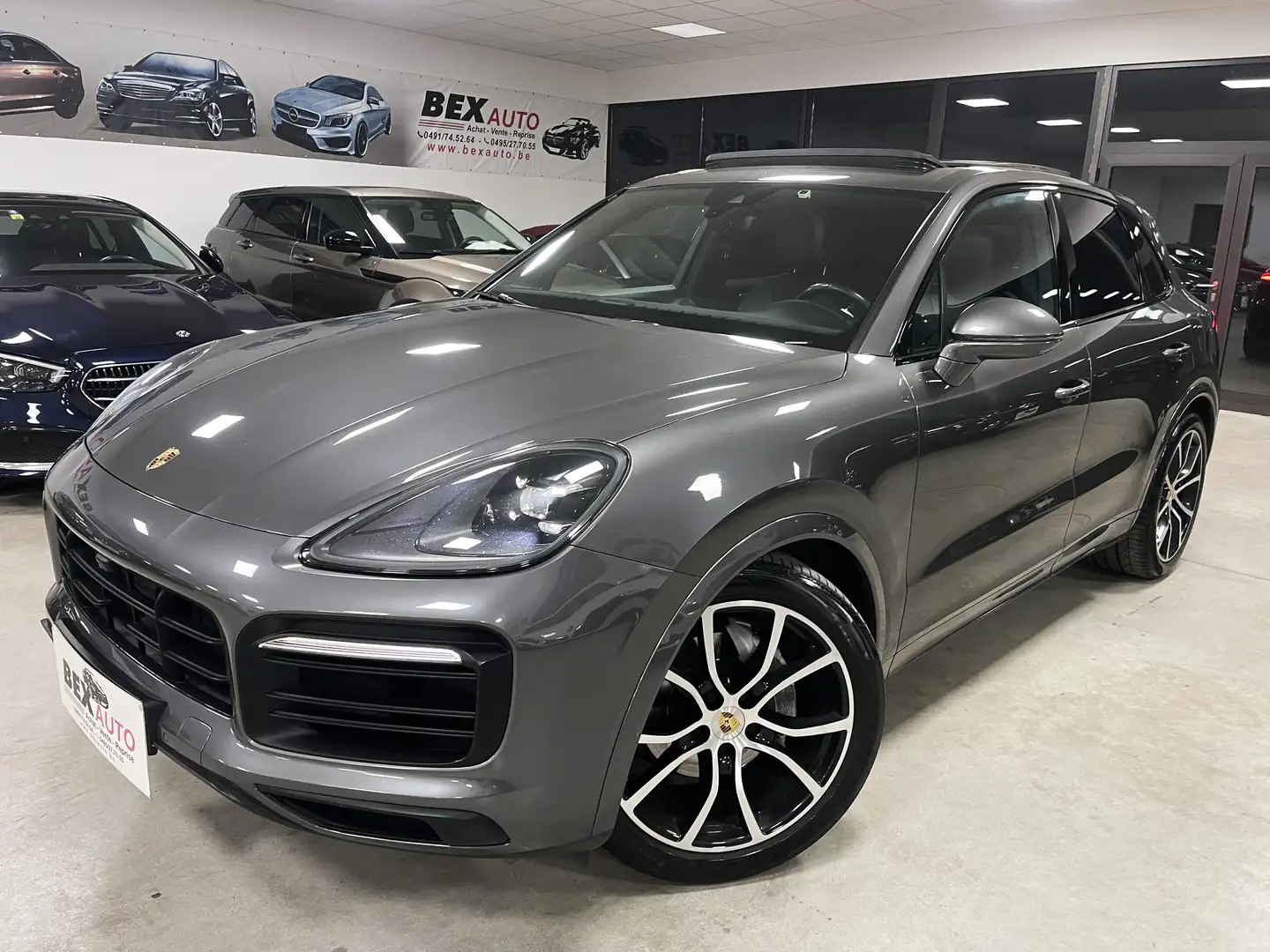 Porsche Cayenne 3.0 Turbo V6 Tiptronic S*1ERPROP*GARANTIE*FULL*TVA Gris - 1