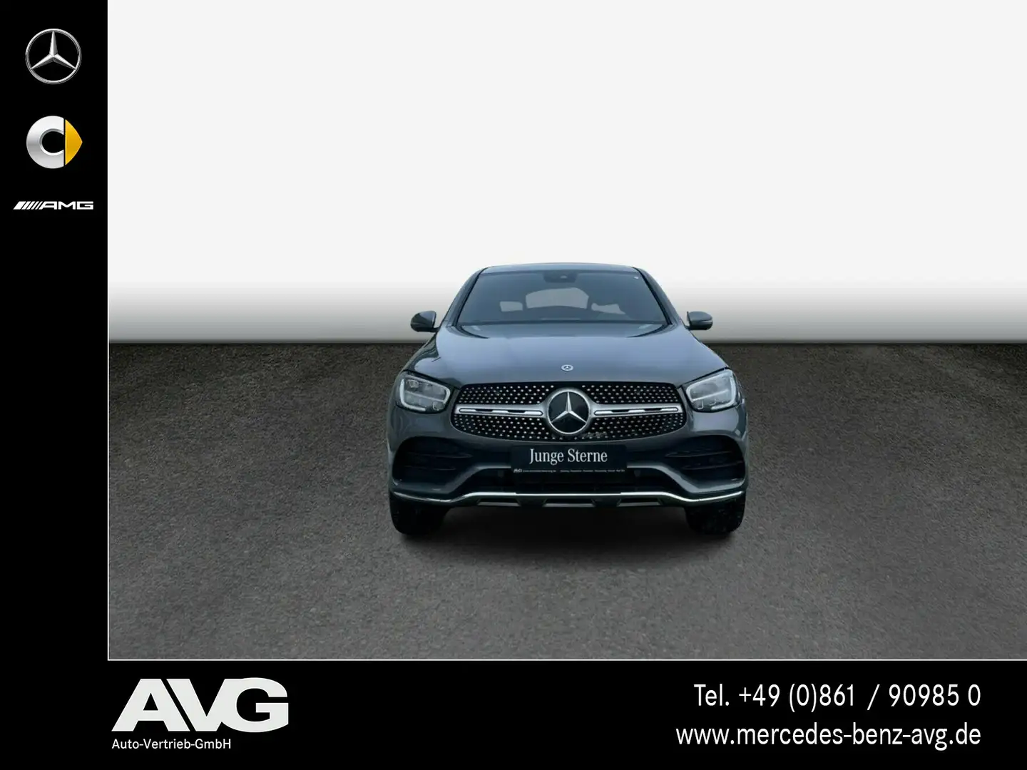 Mercedes-Benz GLC 300 GLC 300 de 4MATIC Coupé AMG Line LED 360° AHK Gris - 2