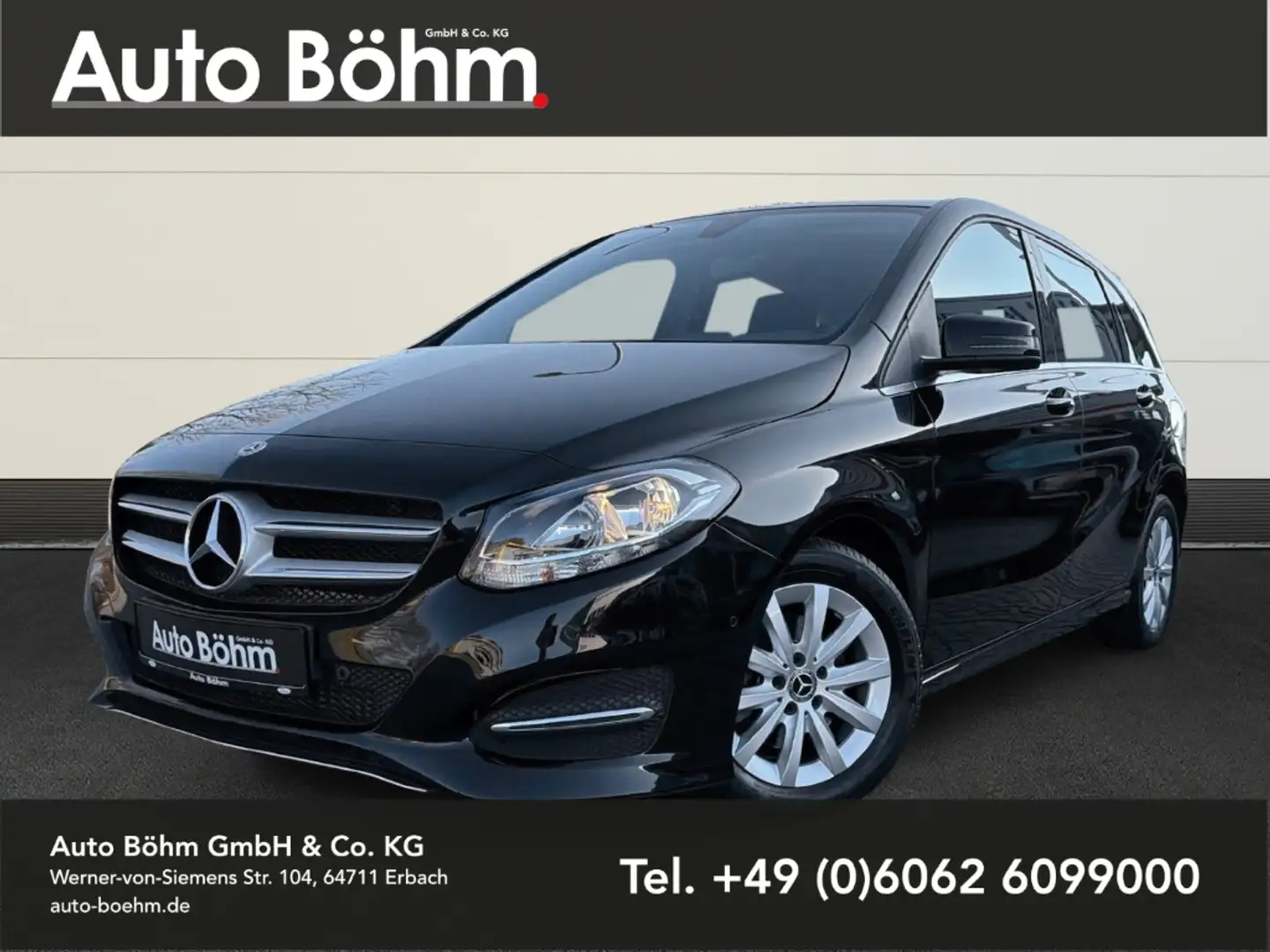 Mercedes-Benz B 180 B-Klasse Style Temp+Klima+Navi+PDCv+h+BT+SHZ Schwarz - 1