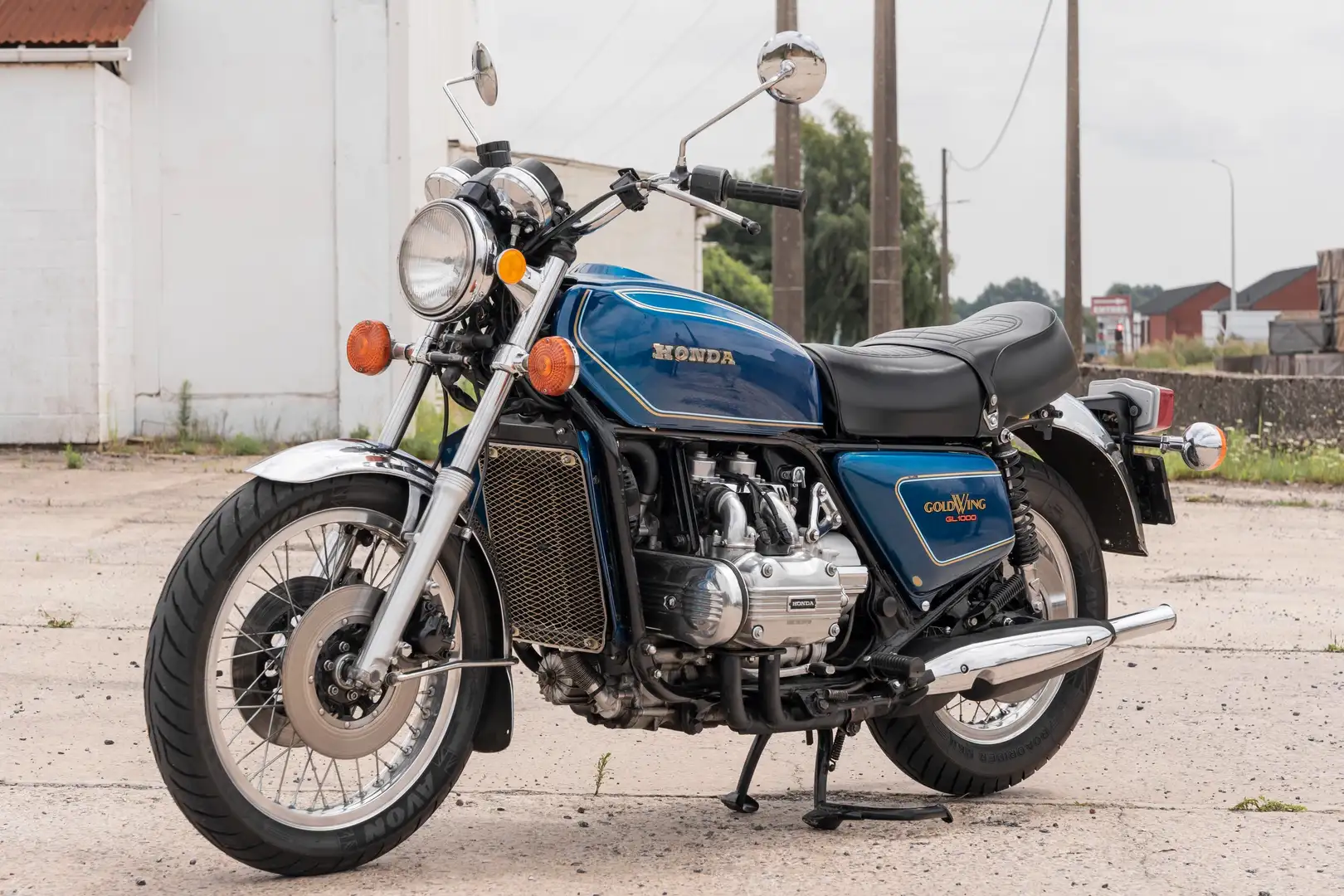 Honda GL 1000 K2 Modrá - 1