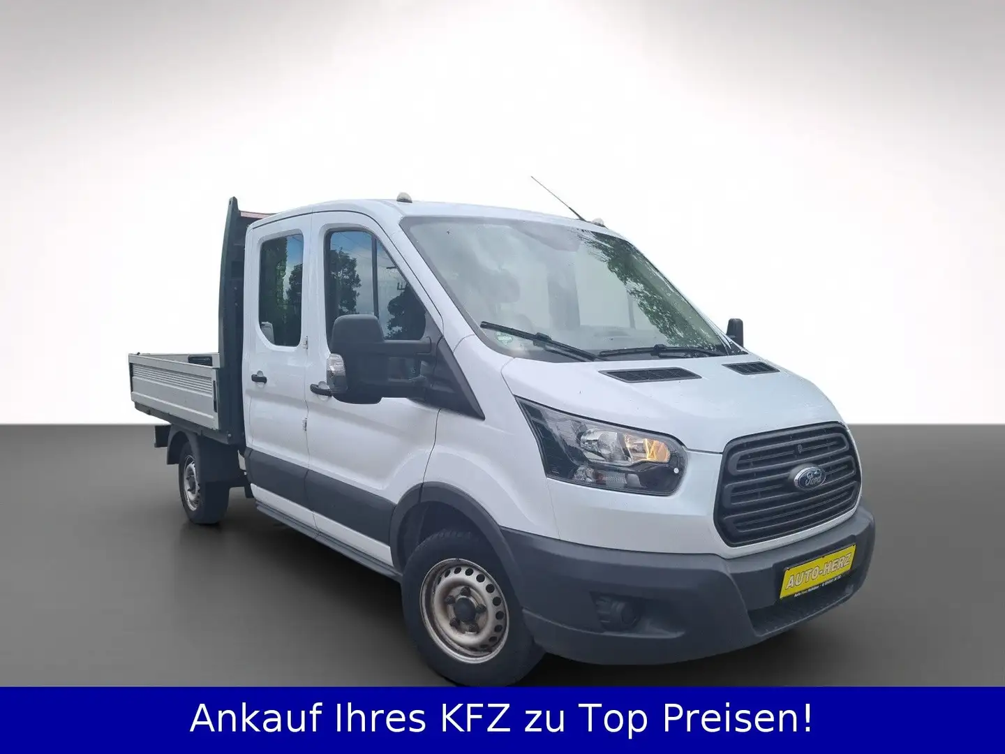 Ford Transit Pritsche 310 L2 DOKA *7 SITZE-KLIMA-AHK* Weiß - 2