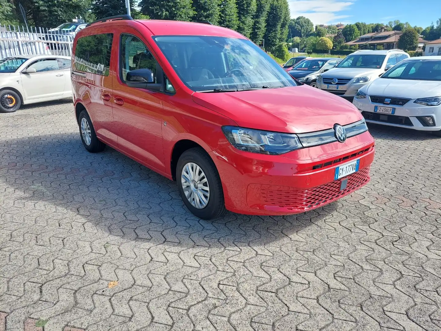 Volkswagen Caddy Space 2.0 TDI 102cv "Km 0"Pronta Cons." MOD.2025 Rosso - 2