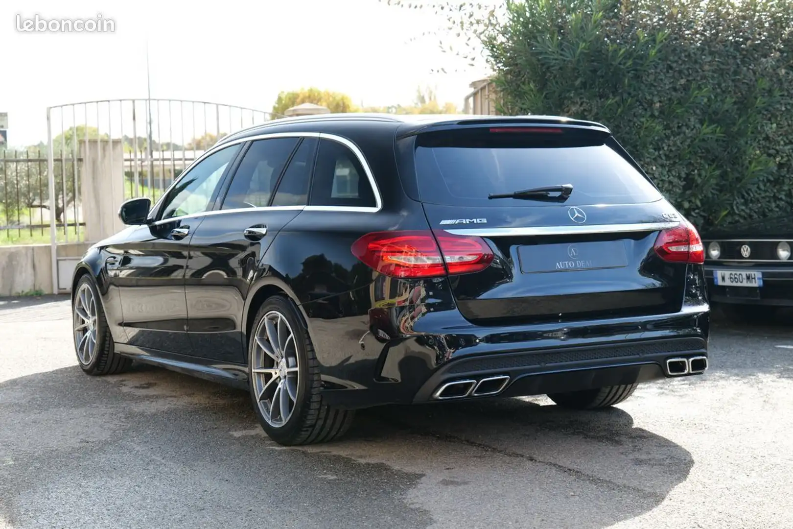 Mercedes-Benz C 63 AMG Mercedes 63 amg 476 ch break bva eco taxe payee toit ovrt Noir - 2