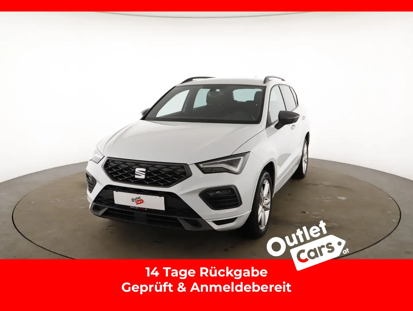 SEAT Ateca 2.0 TDI FR DSG LENKRADHZG+AHK+LED+LEDER+RFK Weiß - 1