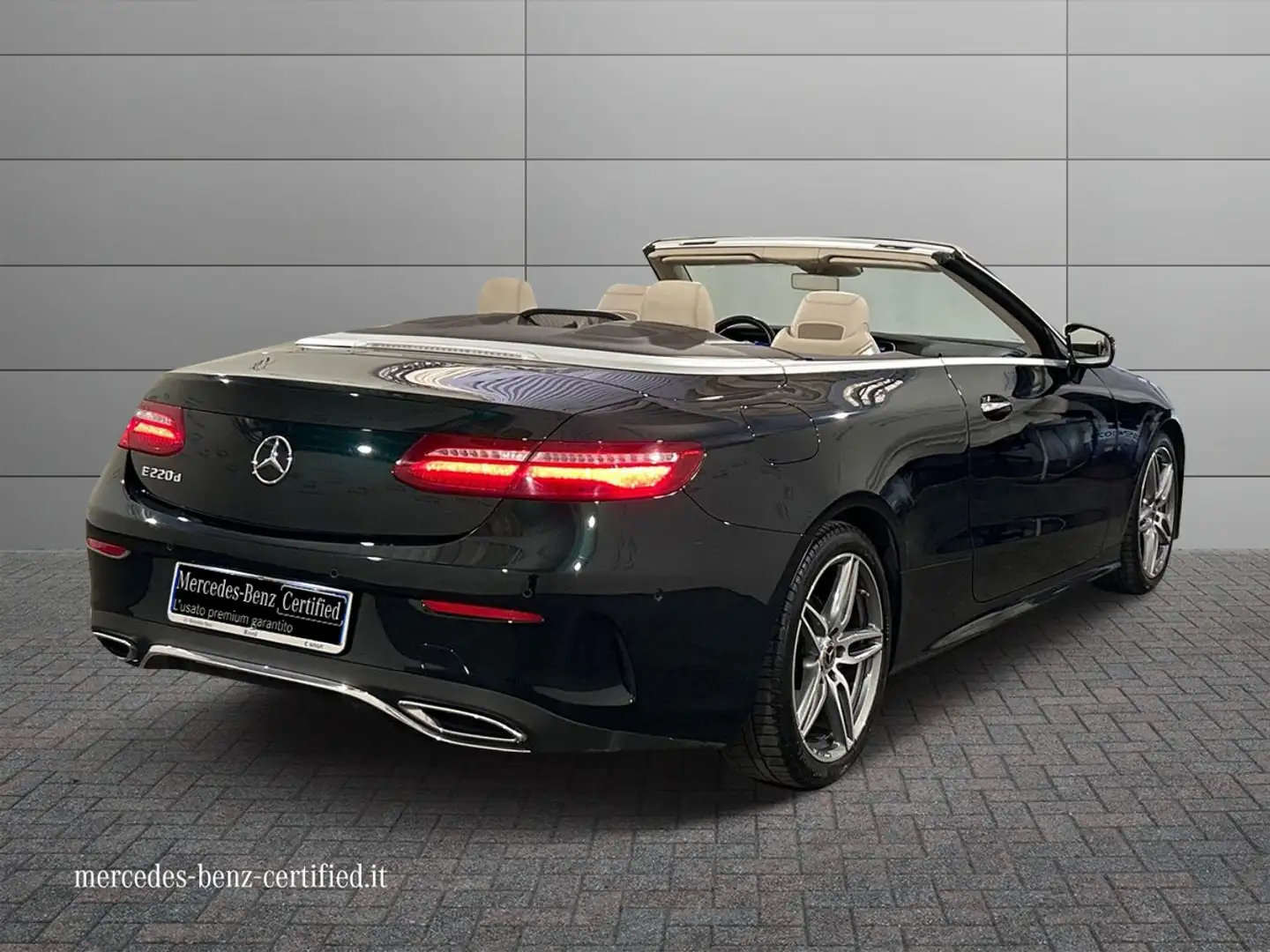 Mercedes-Benz E 220 E Cabrio 220 d Premium auto my20 Verde - 2