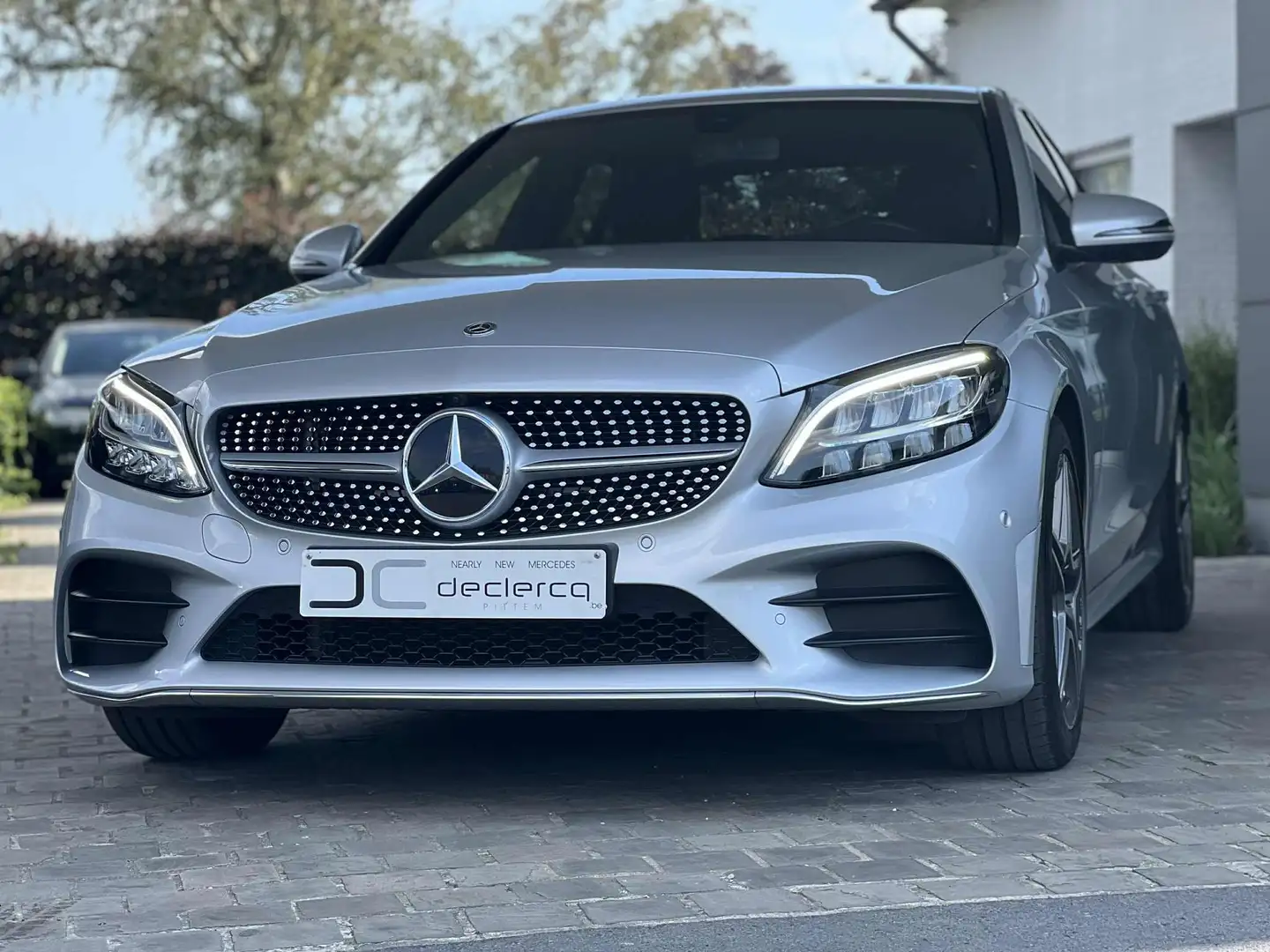 Mercedes-Benz C 180 Automaat AMG 2018 camera zetelverwarming Zilver - 1