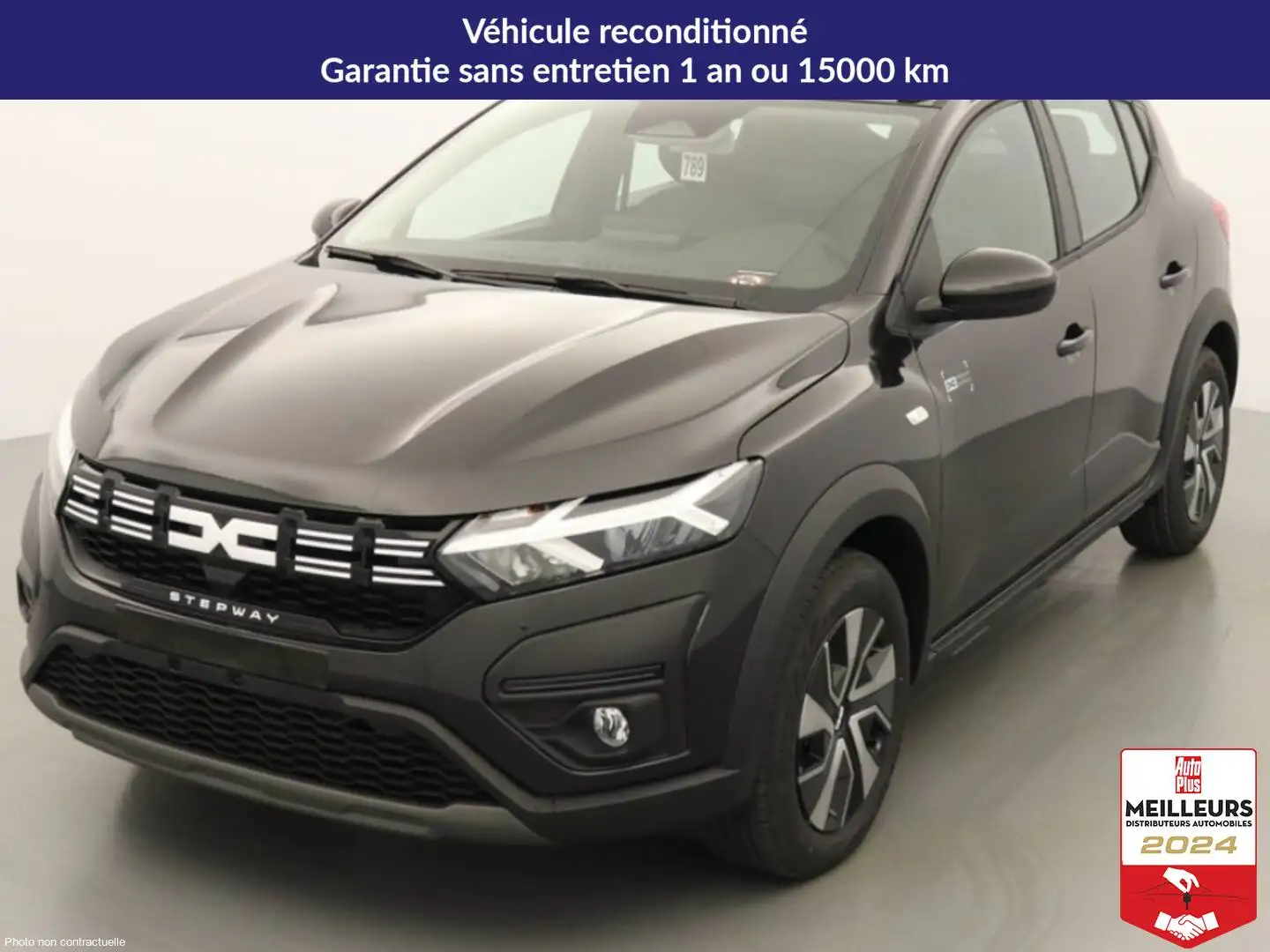 Dacia Sandero TCe 90 GSR2 Stepway Expression5 portes VP Essence sans plomb Noir - 1