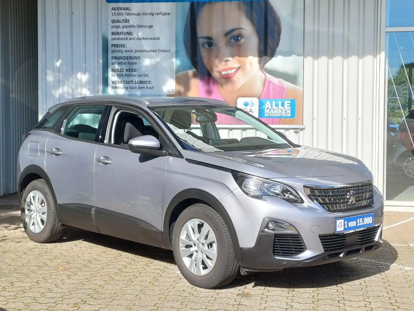 Peugeot 3008 1.2 PURE TECH 130 ACTIVE KLIMA ALU NAVI PDC SHZ CA Grau - 1