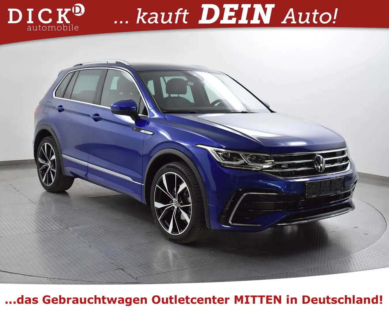 Volkswagen Tiguan 1.5TSI 2X R-Line VIRTU+MATR+NAVI+HEAD+ACC Blau - 1
