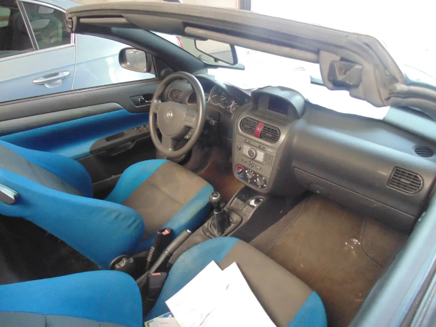 Opel Tigra 1.4 MET AIRCO CABRIOLET 130000km apk 08-2026 Blauw - 2