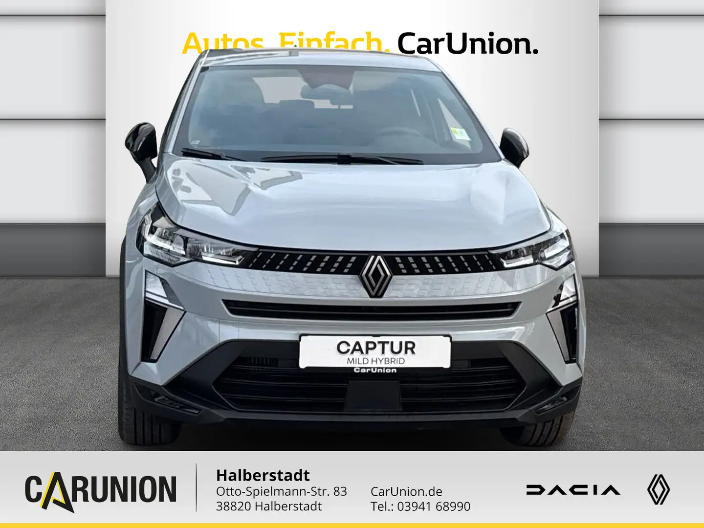 Renault Captur Techno Mild Hybrid 140 BT Klima SHZ PDC Grijs - 2