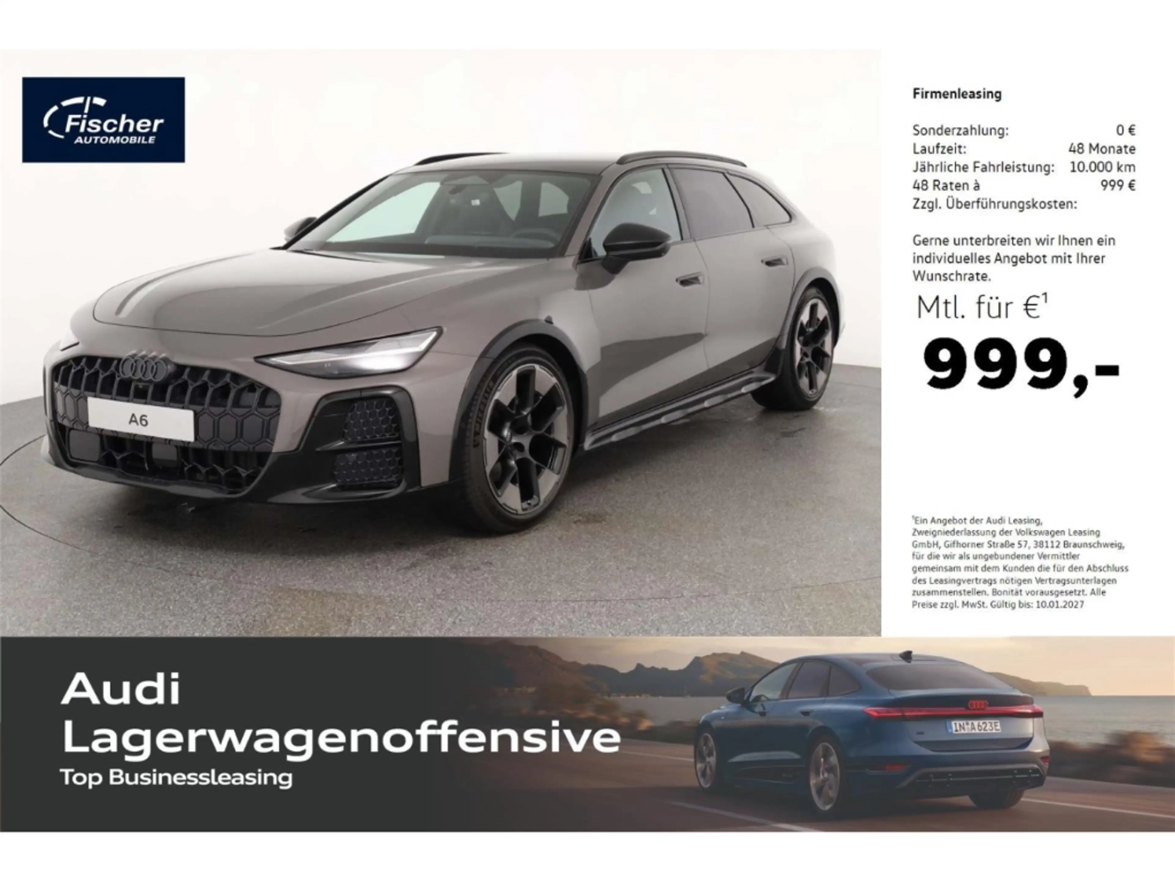 Audi A6 allroad TDI quattro LP: 113.182,- AHK/ B&O/ Pano