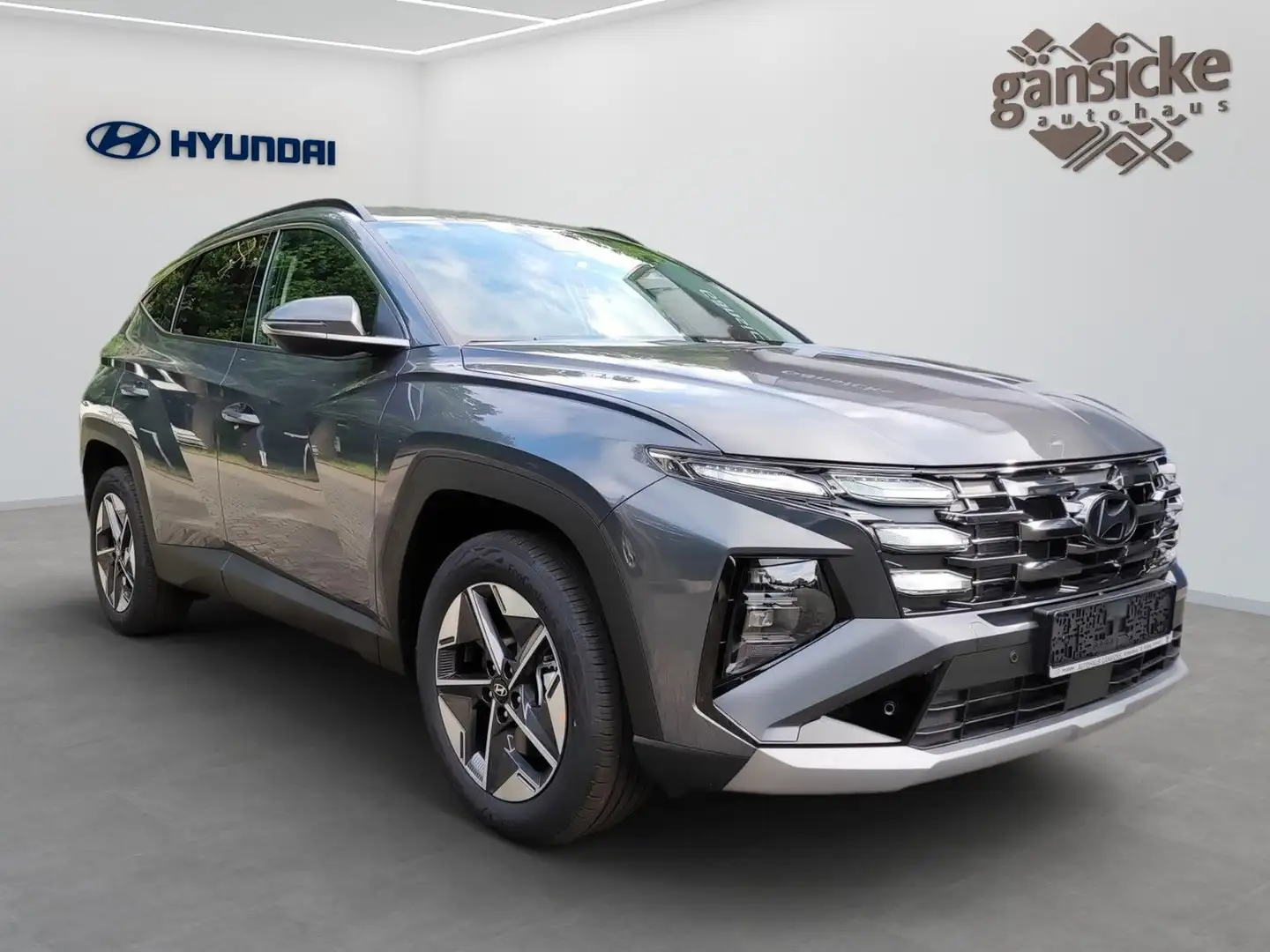 Hyundai TUCSON 1.6 T-GDI Hybrid Trend Auto Gris - 2