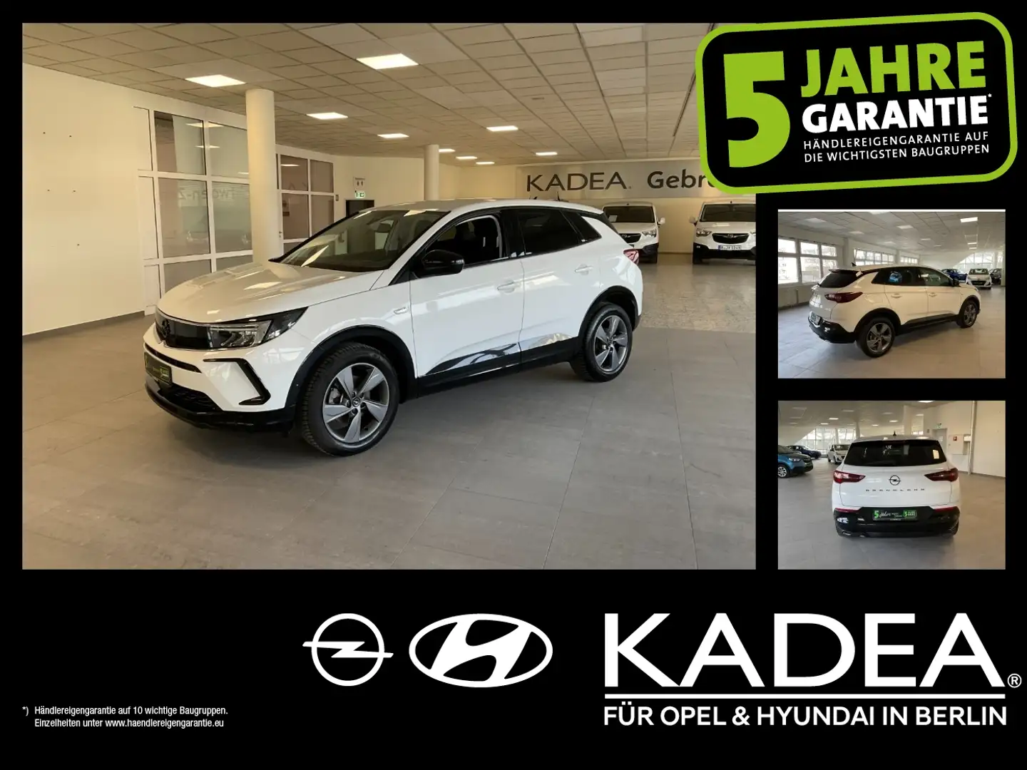 Opel Grandland 1.2 Turbo GS WILMERSDORF / Junge Opel Weiß - 1