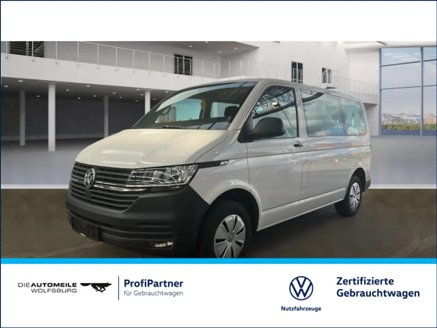 Volkswagen T6.1 Kombi KR 2.0 TDI EcoProfi 8SITZE/KLIMA/ALLW Weiß - 1