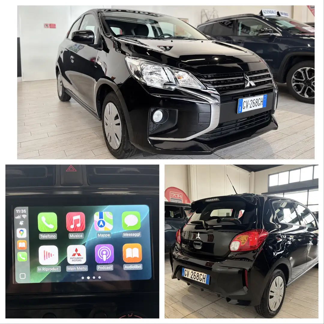 Mitsubishi Space Star *NO OBBLIGO FINANZIAMENTO* 1.2 BENZINA 70CV FULL Чорний - 1
