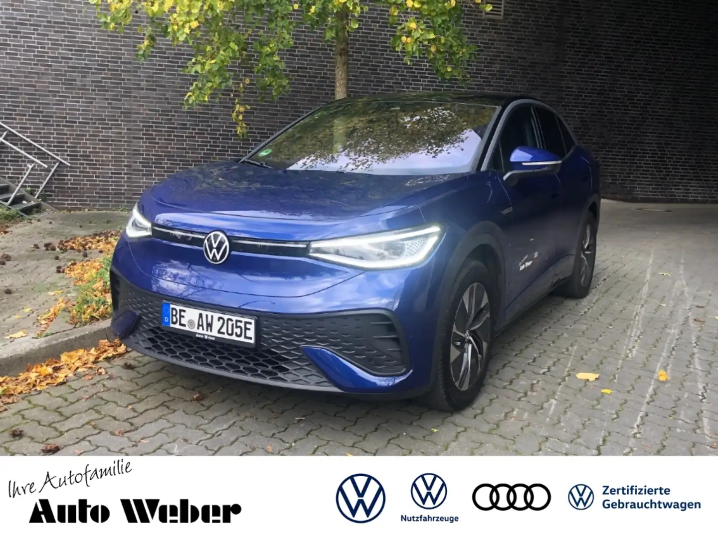Volkswagen ID.5 150 kW Basis mit Infotainment-Paket Pro Performanc Синій - 1