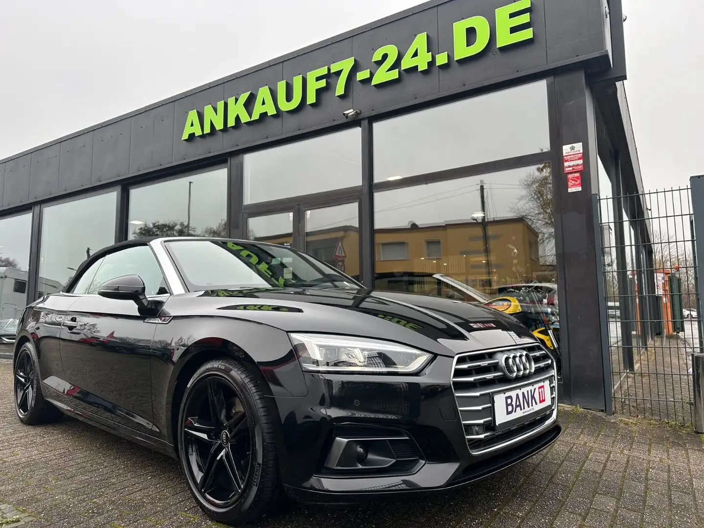 Audi A5 Cabriolet 2.0 Sport S-Line Keyless Noir - 1