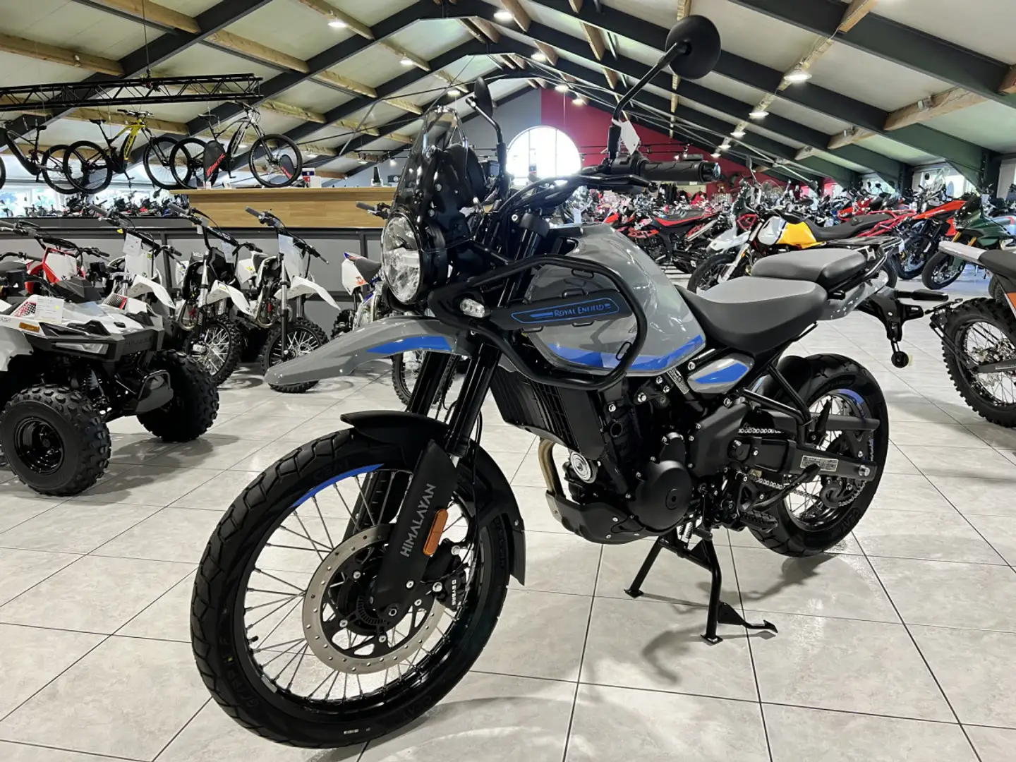 Royal Enfield Himalayan 450 Slate Poppy Blue Modrá - 2
