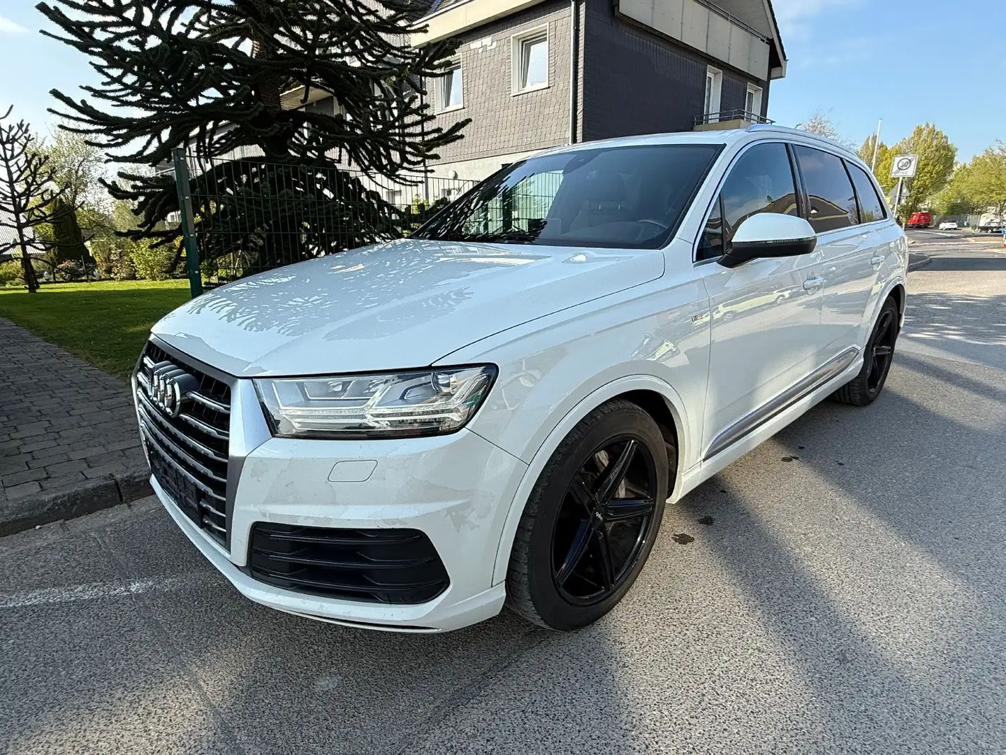 Audi Q7 3.0 TDI quattro 3xS-Line+ Vollausstattung ATM Bianco - 1