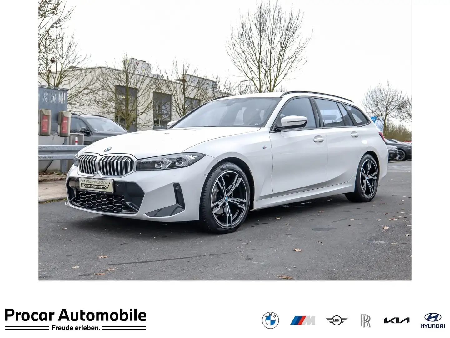 BMW 318 i Touring M Sport RFK NAVI LED PDC V+H DAB Weiß - 1