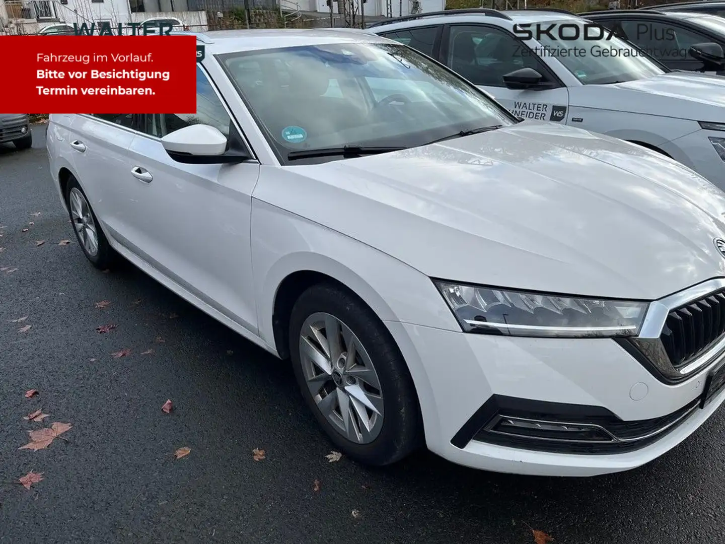 Skoda Octavia Combi 2.0 TDI DSG Style Navi LED AHK Weiß - 2