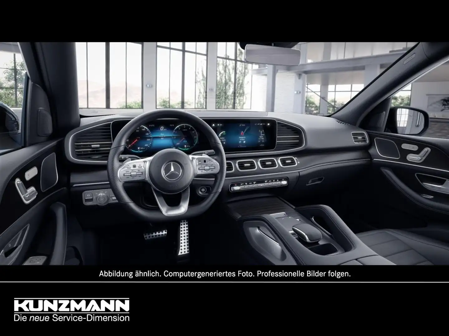 Mercedes-Benz GLE 350 de 4M AMG Night Navi AHK Kamera EasyPack Grau - 2