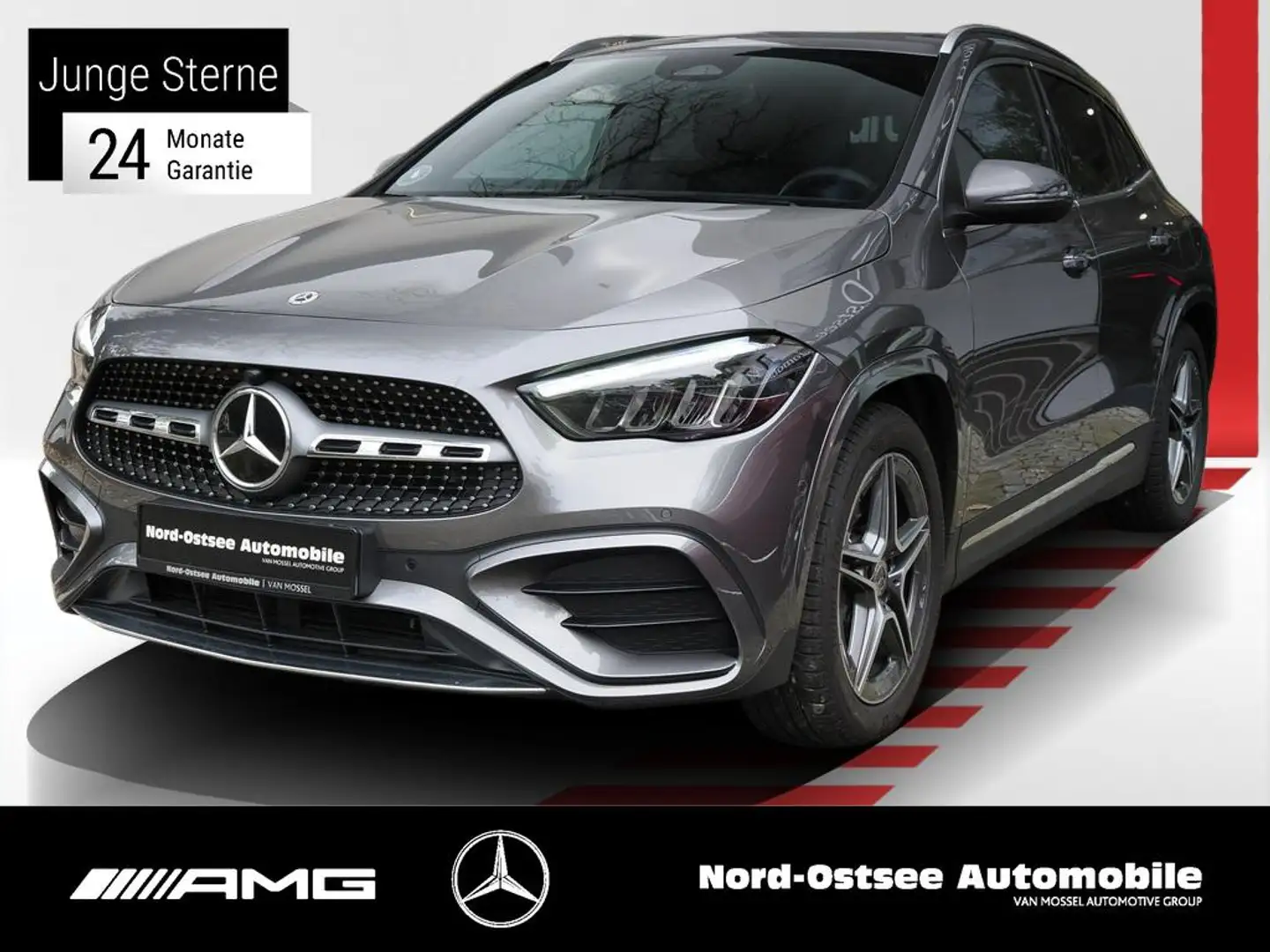 Mercedes-Benz GLA 200 AMG AMBIENTE KEYLESS NAVI KAMERA MBUX Grau - 1