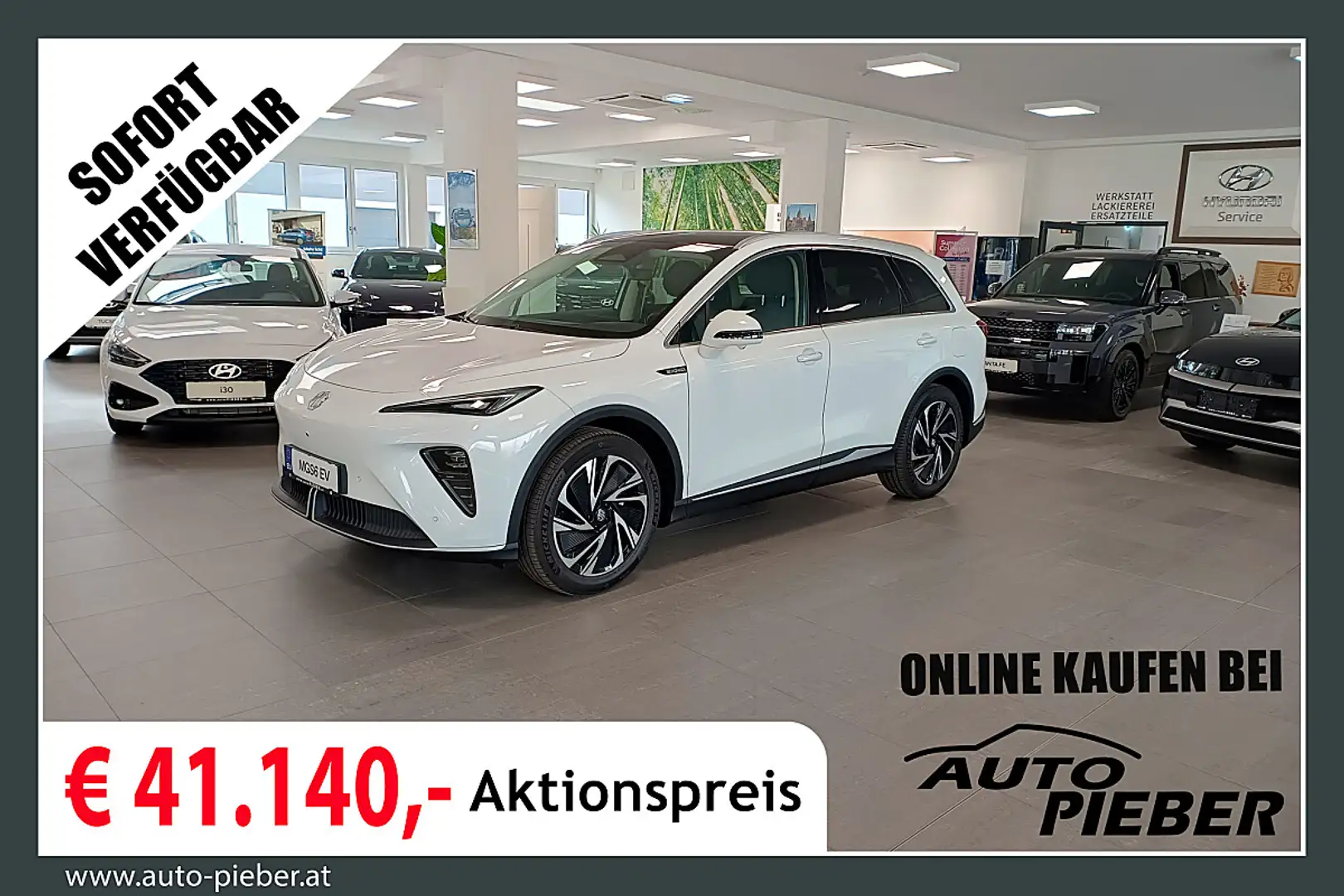 MG Sonstige MGS6 EV 77 kWh Luxury 4WD *LED*Navi*HUD*Pano* Weiß - 1