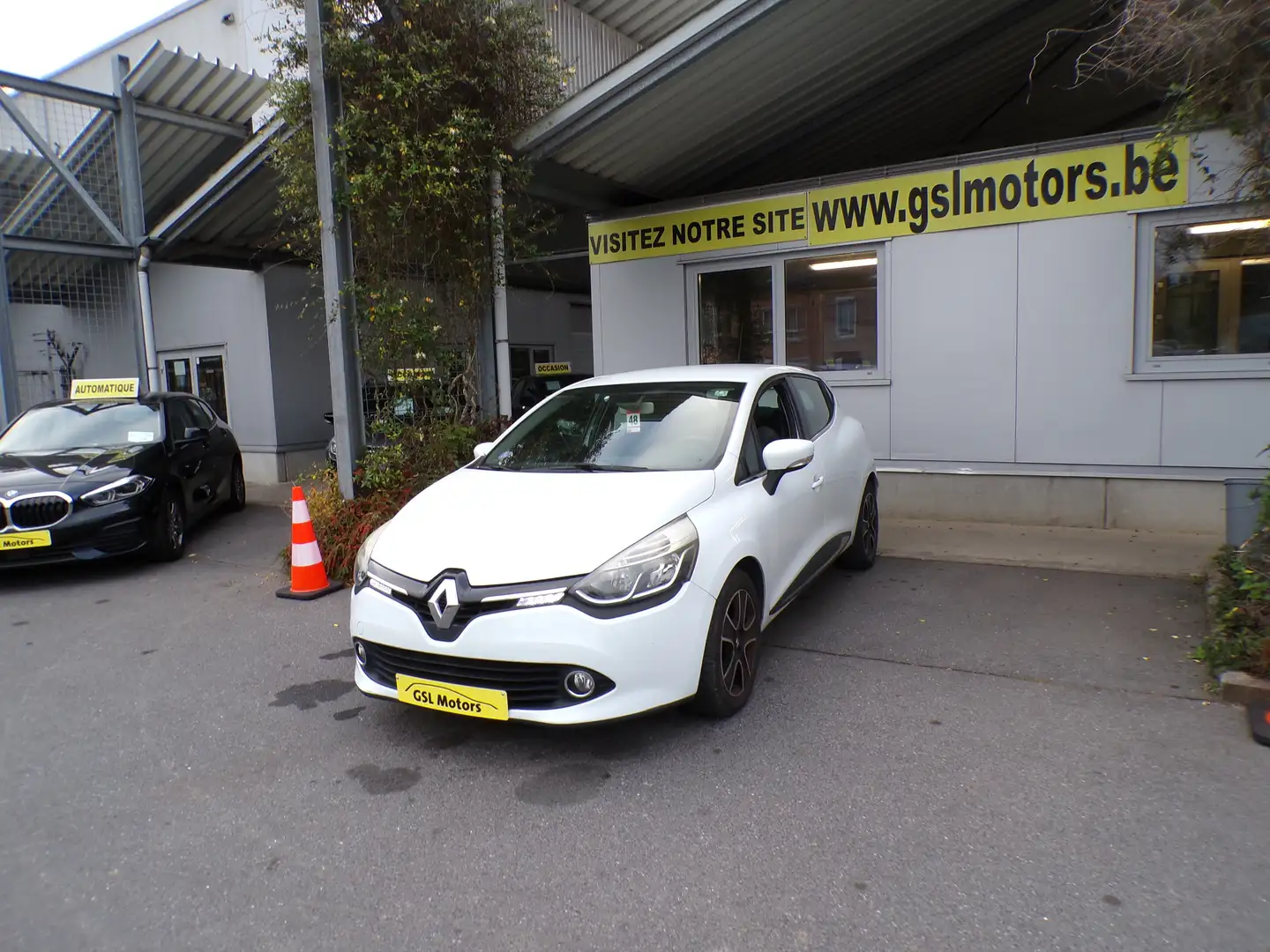 Renault Clio 900 TCe 90cv Blanche 10/13 Airco GPS Bluetooth USB Blanc - 1