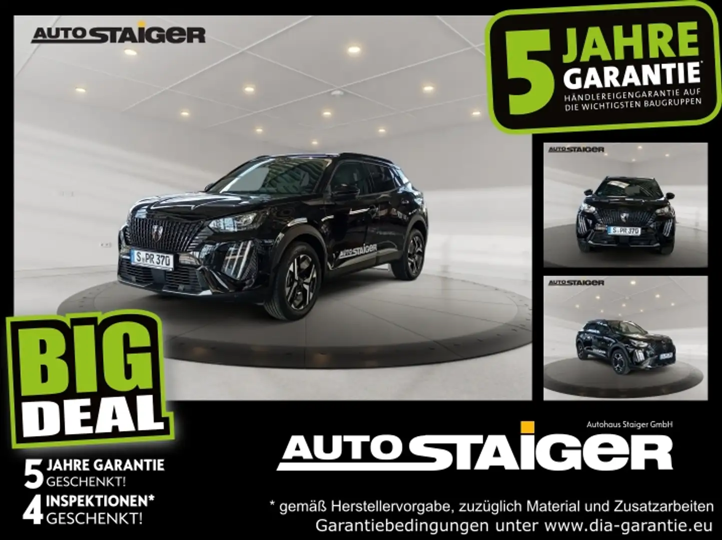 Peugeot 2008 Allure 100 *LED*Klimaautomatik*SHZ*PDC* Schwarz - 1
