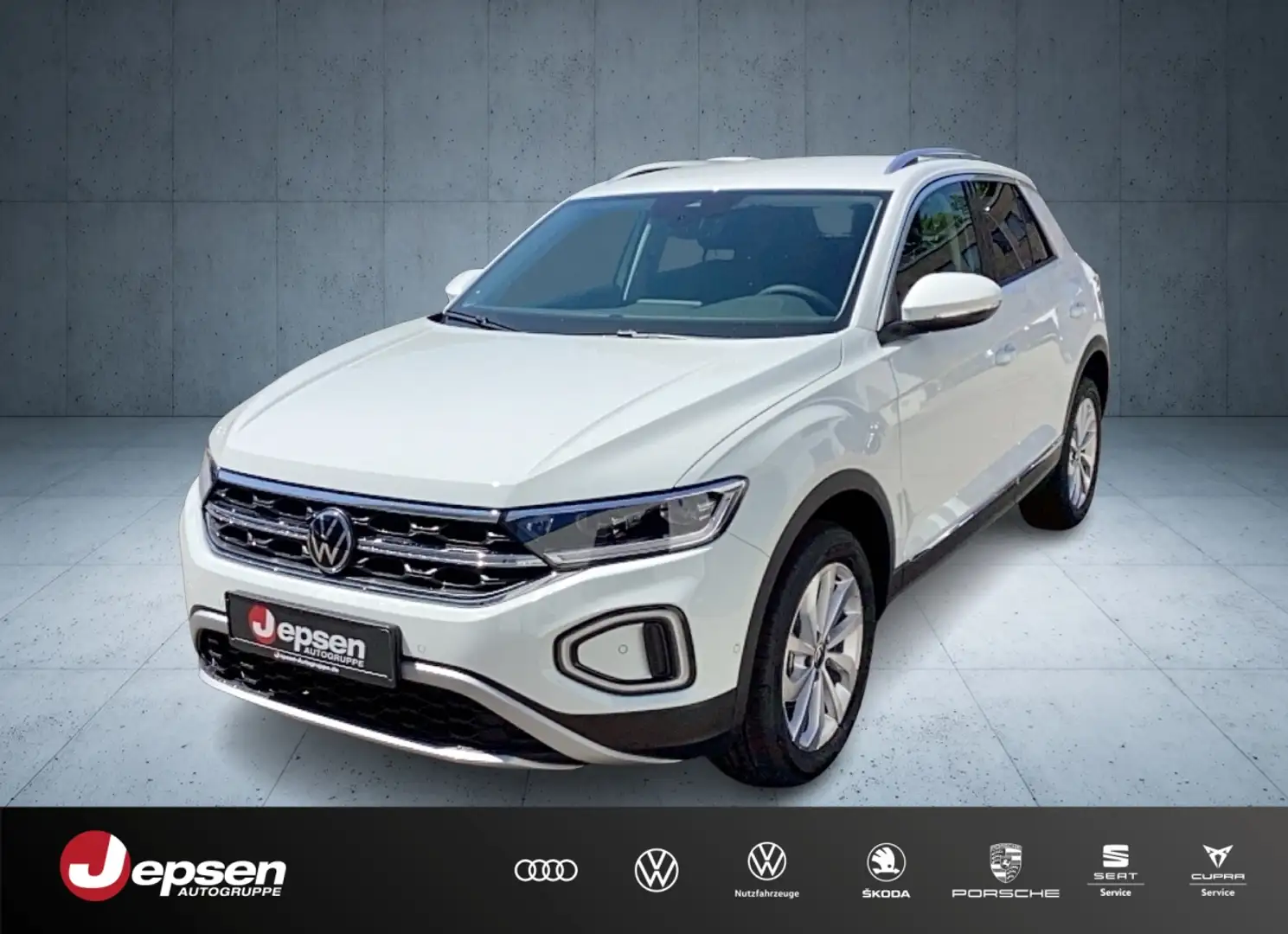 Volkswagen T-Roc Style 1.0 TSI *NAVI**AHK**SOFORT VERFÜGBAR* Weiß - 1
