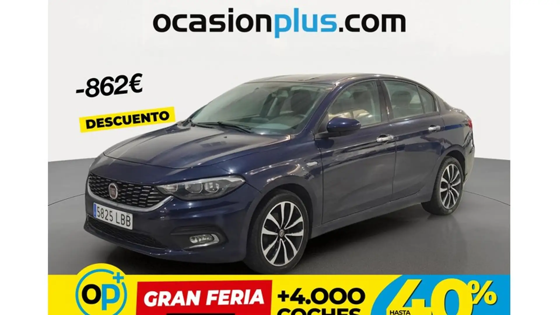 Fiat Tipo Sedán 1.4 Lounge Azul - 1