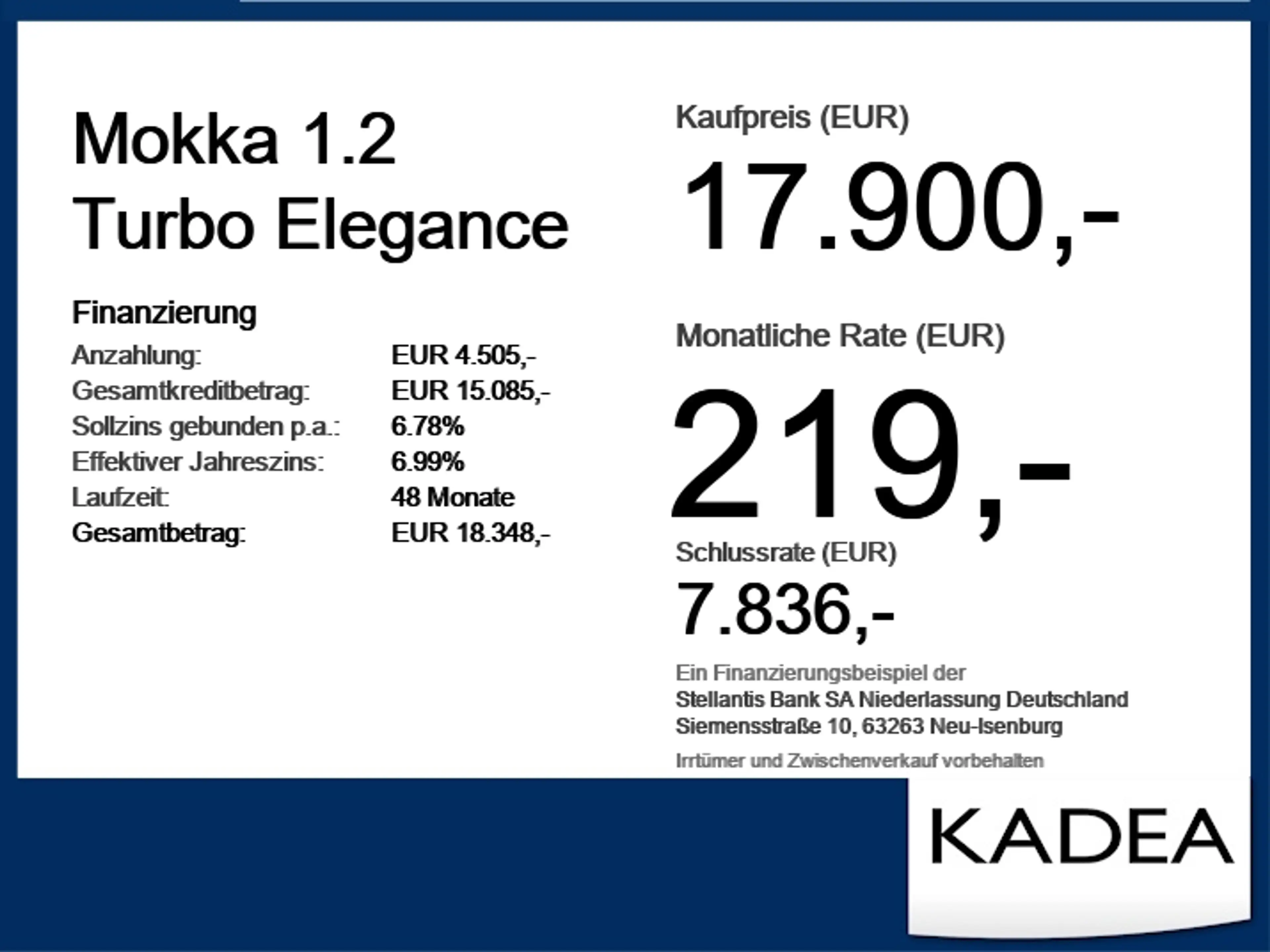 Opel Mokka 1.2 Turbo Elegance LED+SHZ+Winterp.+Kam. — photo 3