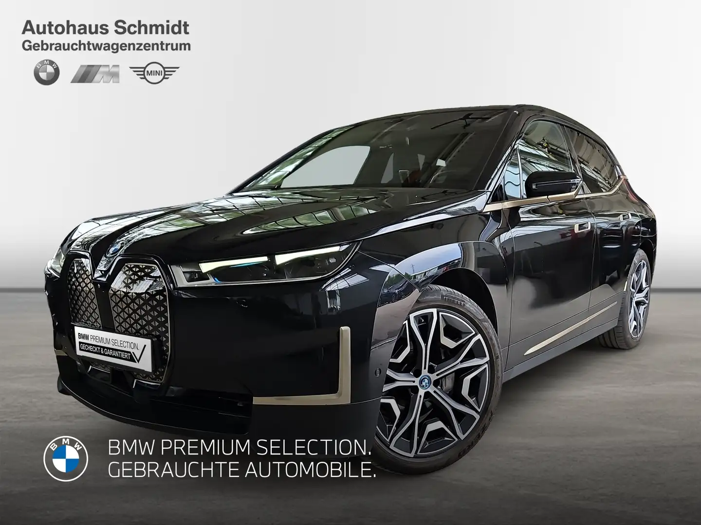 BMW iX xDrive40 HK HiFi DAB Pano.Dach Komfortzg. Schwarz - 1