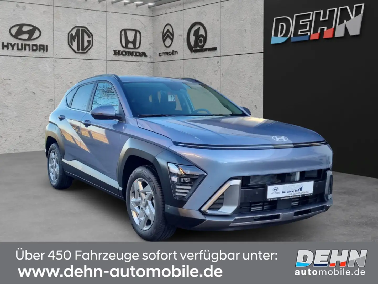 Hyundai KONA SX2 Trend Mj25 2WD 1.6 T-GDi Assistenz-/Licht-Pake Blauw - 1