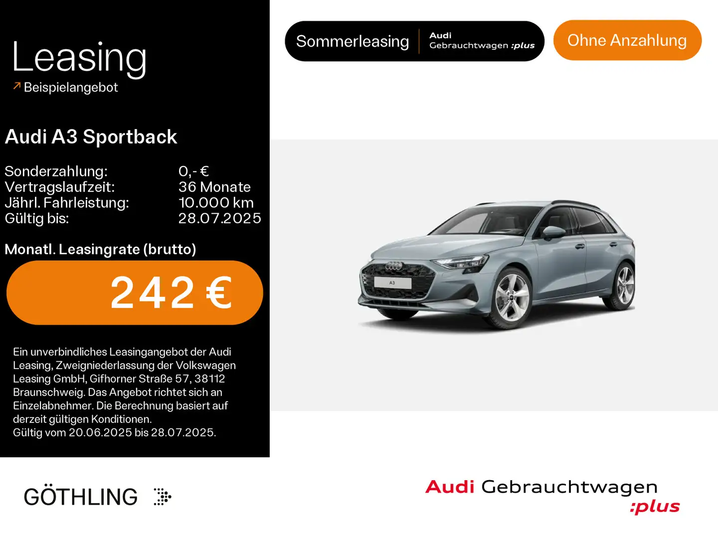 Audi A3 30 TFSI Advanced*Sonos*HUD*LED*Virt Grau - 1