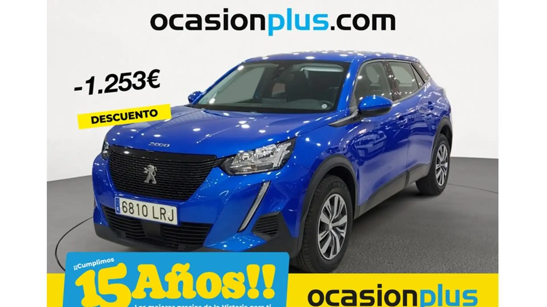 Peugeot 2008 1.2 PureTech S&S Active 100 Blauw - 1
