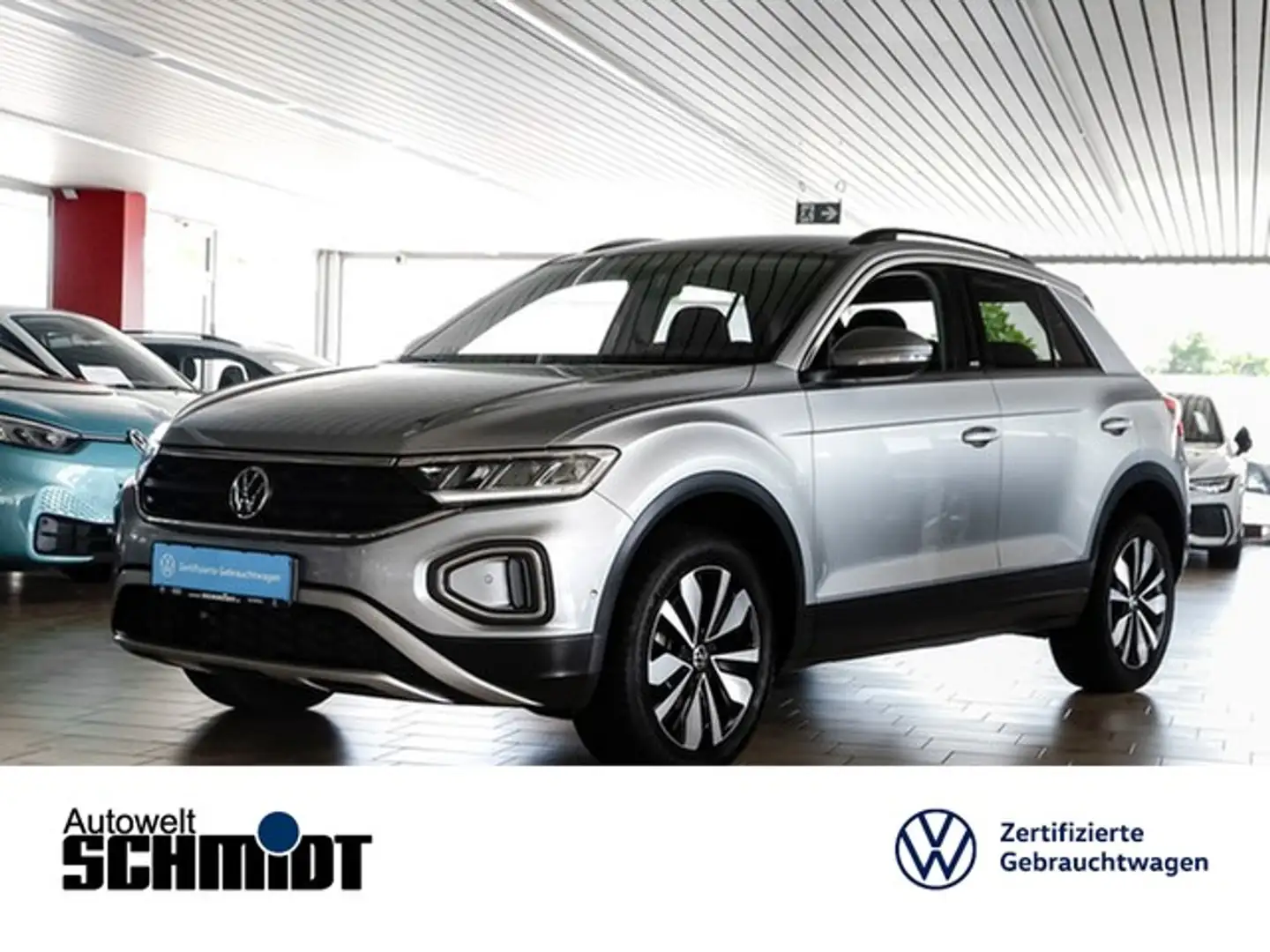 Volkswagen T-Roc 1,0 TSI Move LED R-Kamera Standheiz. NaviMedia PDC Grau - 1