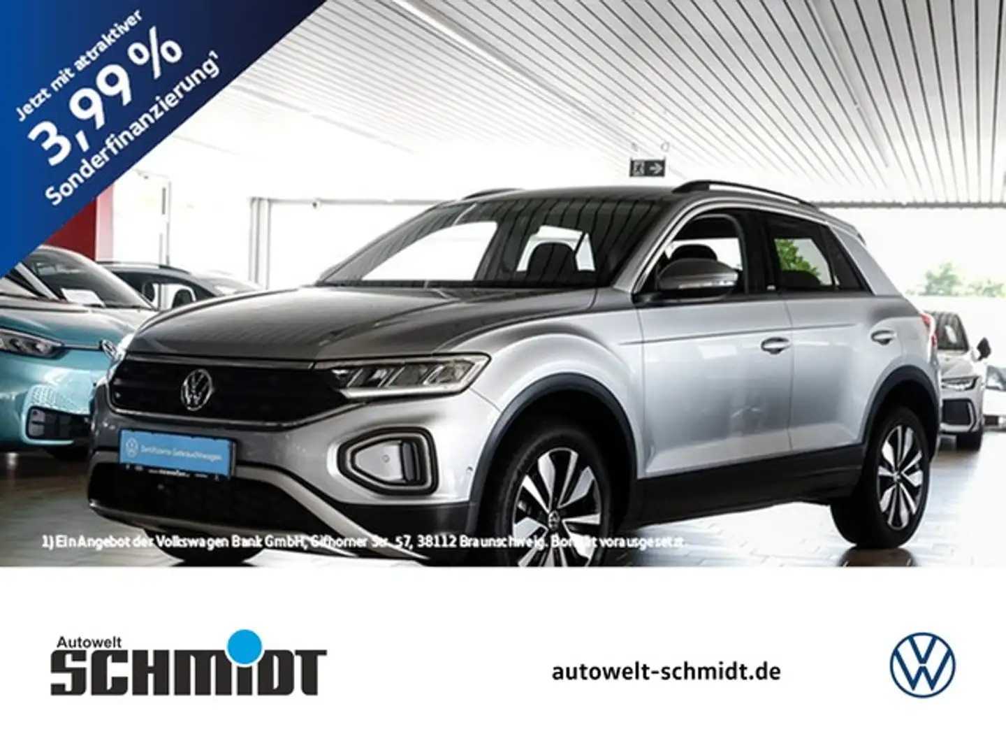 Volkswagen T-Roc 1.0TSi Move LED R-Kamera Standheiz. NaviMedia PDC Gris - 1